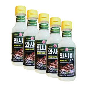 오뚜기 부드럽게 알싸한 와사비 소스 310g 5개
