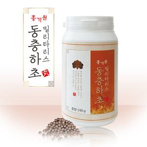 홍가원 밀리타리스 동충하초환 동충하초 분말 가루 코디세핀 베타글루칸 효능 240g