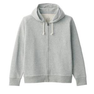 무인양품 남성용 MUJI 슬러브 테리 집업 파카 ABI01ZZZ