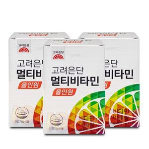 [고려은단] 고려은단 멀티비타민 올인원 1560mg x 60정 3통