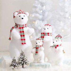 [핫트랙스]산타 북극곰 (체크레드)