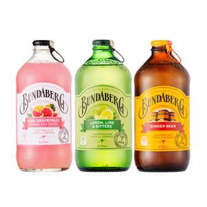 분다버그 3종(핑크자몽,레몬라임,진저비어) 375ml x 12ea