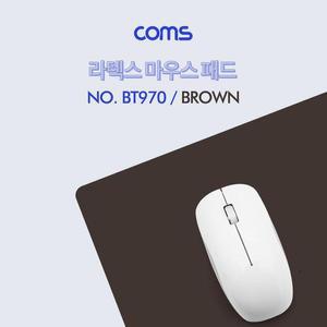 [OFM766N6]마우스 패드 라텍스  Brown