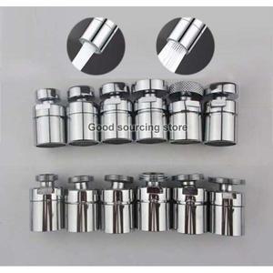 황동 주방 싱크대 수도꼭지 에어레이터 360 도 회전 버블러 12mm 14mm 16mm 18mm 20mm 22mm 24mm 1 모드 2