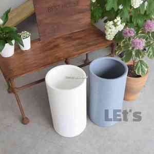 레츠 플라스틱 대형 카페화분 27x50cm 원형 파키라화분 길쭉한화분