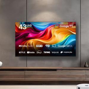 와사비망고 43인치 4K UHD TV 구글3.0 OS 스마트TV UGP432 와글와글플레이