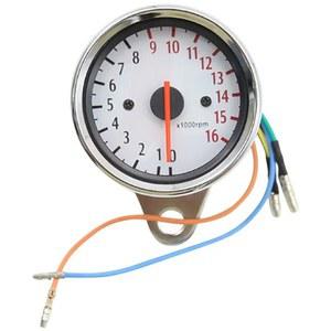 방수 오토바이 속도계 타코미터 게이지, 1, 2, 3 실린더 1x, 12V, 16000 RPM