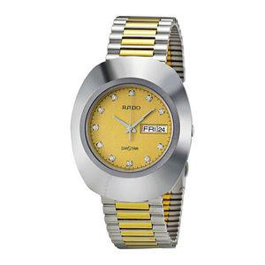 [관부가세포함] Rado 라도 The Original 쿼츠 골드 다이얼 남성용 시계 R12391633
