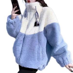 [다잇템] 여자 집업 덤블 재킷 잠바 FW FUR 점퍼