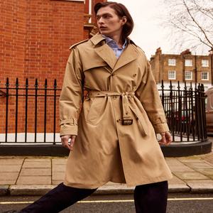 닥스 남성 24SS [TRENCH COLLECTION] 베이지 단색 트렌치코트 DMTR4AT30I2