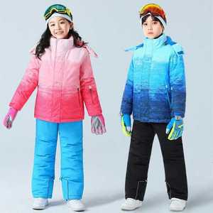 보드복하의 따뜻한 방풍 스키 -30 ℃ 보온 슈트 바지 소년 소녀