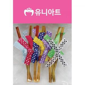 [KGPQT2S2_4B]유니아트 재료 빵끈 리본 혼합