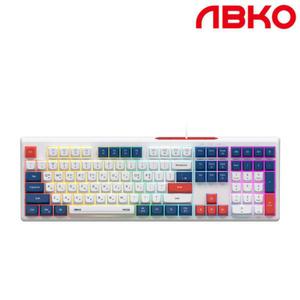 앱코 MK108 멤브레인 저소음 멤브레인 사무용 키보드 블루 컴퓨터