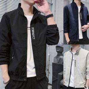 [BZFHH4L1_51HD]남성 가벼운 데일리 영문 하이넥 점퍼