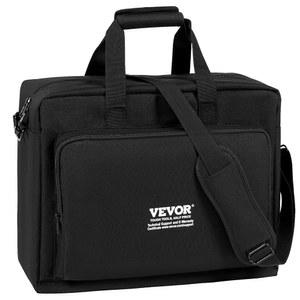 VEVOR 패딩 처리된 DJ 믹서 긱 백, 1200D 옥스포드 패브릭, 수납 포켓이 있는 기어 캐리 백 4.92피트 탈착식 어깨끈 0.39인치 패딩, 19.29 x 8.66 15.34인치 케이스(DJ 컨트롤러용)