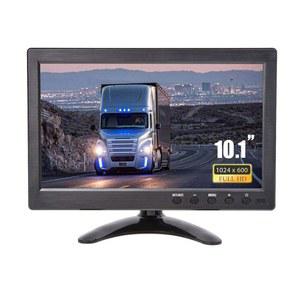 야소카 10.1인치 소형 휴대용 노트북 컴퓨터 모니터(HDMI VGA 포트 포함), 라즈베리 파이 디스플레이 화면 모니터, 듀얼 스피커 포함 CCTV 모니터 HD 1024X600, MP5 USB 포트, 리모컨(10인치) 게이밍