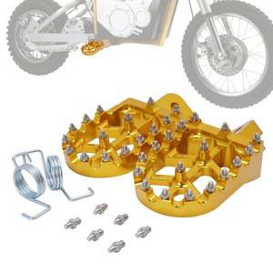 IUVWISN 모터사이클 풋페그 풋페그스 페달 CNC for MX650 MX500 SX500 500 전기 더트 바이크 골드