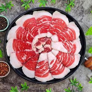 미국산 쇠고기 구이용 요리용 4mm 두꺼운 차돌박이 1kg