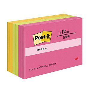 [셀러허브 패션][JHP160SV_51CK]3M 쓰리엠 포스트잇 알뜰팩 656-12 1200매