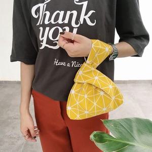 [라일리] Rly 패턴 미니 에코백 휴대폰 복주머니 미니 손가방