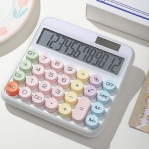 기계식 전자 키보드 계산기 레트로감성