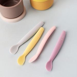 아기숟가락 유아 초기 이유식스푼1P 수저 유아식 실리콘