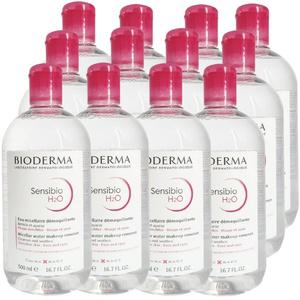 바이오더마 센시비오 클렌징 워터 H2O 500ml 12개 세트 1상자 MS-1035