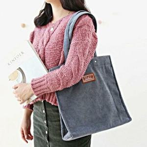[라일리] Rly 골덴 데일리가방 코듀로이백 숄더백 에코백 사각