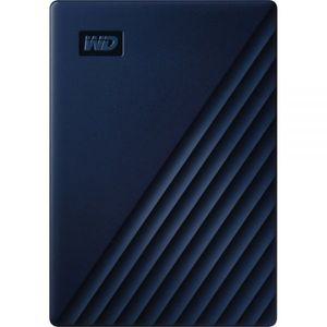 WD 5TB My Passport 호환 Mac USB 3.1 Gen 1 External 하드 드라이브 미드나이트 블루