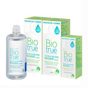 [바슈롬] 리뉴 바이오트루 500ml x 2개 + 300ml x 1개 소프트 렌즈 세척액