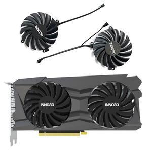 새로운 85MM 4PIN DC 12V 0.35A CF-12910S Inno3D GEFORCE RTX 3050 3060Ti 트윈 X2 OC 그래픽 카드 팬 용