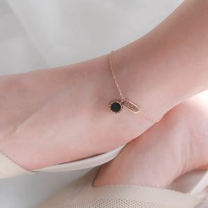 [핑크선물포장 쇼핑백] Erica Surgical Steel Ankle Bracelet / 서지컬(써지컬) 발찌