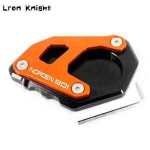 Husqvarna 901 Norden  바이크 오토바이 CNC 킥스탠드 풋 사이드 익스텐션 지지대 플레이트 패드