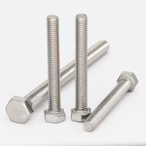 호환 외부 육각 헤드 캡 나사 볼트 M6 M8 M10 x 8 16 25 55 60 70 80 90 100/110-150 316 스테인리스강 DIN