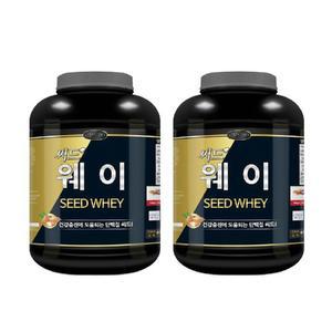 [기타] 씨드웨이 단백질 헬스 보충제 근육 웨이프로틴 2kg x 2통 2개월분