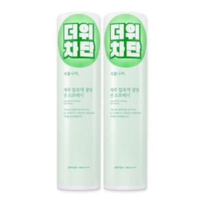 식물나라 제주알로에 쿨링 선 스프레이 100ml 2개
