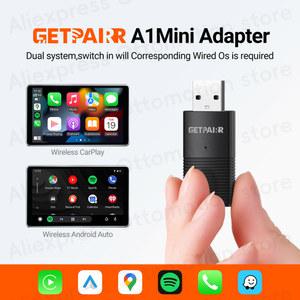 안드로이드 오토 동글 GetPairr 미니 어댑터 무선 CarPlay 자동 in 자동차 액세서리 Chevrolet Ford Honda Toyota VW MG Audi