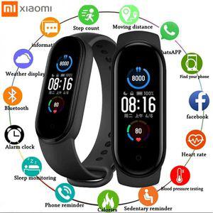 스마트 워치 손목 밴드 XIAOMI M5 팔찌 방수 스포츠 남성 여성 혈압 심장 박동 모니터 피트니스 IOS