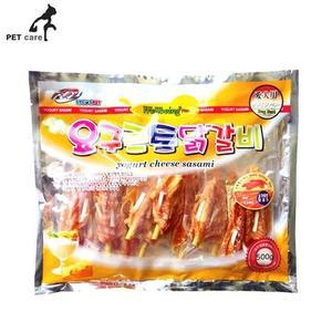 라이코스 요구르트 칼슘 치즈 닭갈비 500g 애완용품