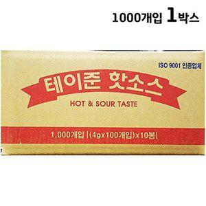 [셀러허브 패션][JHP36QTR_52EN]일회용 주방용품 테이준핫소스(태원)X1000
