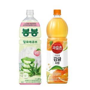 [MENO959Q_52EQ]해태 문구용품 알로에모닝 제주감귤 1.5Lx2