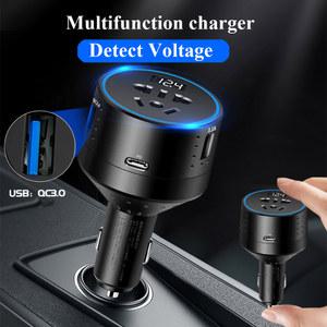 인버터 차량용 충전기 12V 24V PD Type-C QC3.0 USB 소켓 차량용 충전 어댑터 220V 자동 전력 변환기 고속 충전