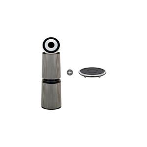 LG 퓨리케어 오브제컬렉션 AS355NSNAM AI 360도 공기청정기 M 필터 114㎡ + 무빙휠 세트 / JJ