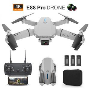 입문용 농업용 드론 LSRC Quadcopter E88-525 프로 WIFI FPV 와이드 앵글 HD 4K 1080P 카메라 높이 RC Fold