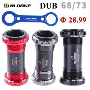 3가지 색상 BSA DUB BB 하단 브래킷 68/73mm 28.99mm 중앙 운동 스레드 밀폐형 2 베어링 크랭크 셋 MTB 자