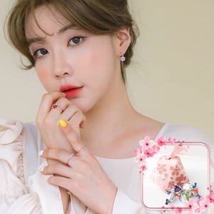 [헤스티아][+달콤한 벚꽃사탕패키지] 오늘보다 내일더 행복해 반지+핑크선물포장+쇼핑백