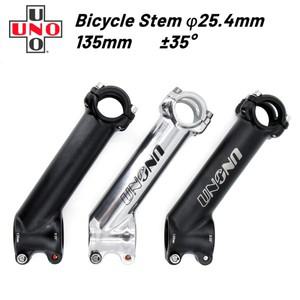 UNO 알루미늄 합금 자전거 핸들바 스템, 35 도 길이 연장, 사이클링 파워 부품, MTB 캘로이 25.4x135mm