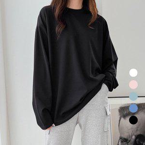 [네오쿠비카]빅사이즈 링클프리 무지 긴팔티 T-MZ019NE