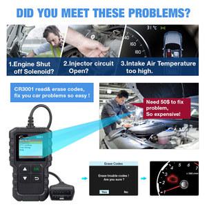 자동차 CR3001OBD2 도구 스캔 스캐너 PK LAUNCH 기능 코드 자동 ELM327 OBD2 Icar2 진단 지원 V1.5