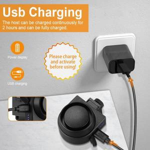 Extractme 오토바이 알람 USB 충전 무선 자전거 도난 잠금 장치 방수 전기 보안 시스템 진동